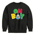 thumbnail image 1 of Disney Jr - Oh Boy - Toddler & Youth Crewneck Fleece Sweatshirt, 1 of 5