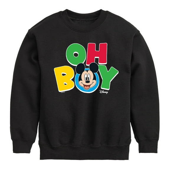 Disney Jr - Oh Boy - Toddler & Youth Crewneck Fleece Sweatshirt