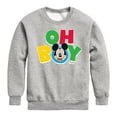 thumbnail image 1 of Disney Jr - Oh Boy - Toddler & Youth Crewneck Fleece Sweatshirt, 1 of 5