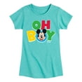 thumbnail image 1 of Disney Jr - Oh Boy  - Toddler & Youth Girls Short Sleeve Graphic T-Shirt, 1 of 5