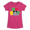 thumbnail image 1 of Disney Jr - Oh Boy  - Toddler & Youth Girls Short Sleeve Graphic T-Shirt, 1 of 5