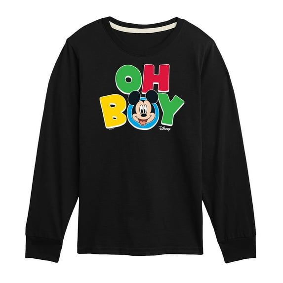 Disney Jr - Oh Boy - Toddler & Youth Long Sleeve Graphic T-Shirt