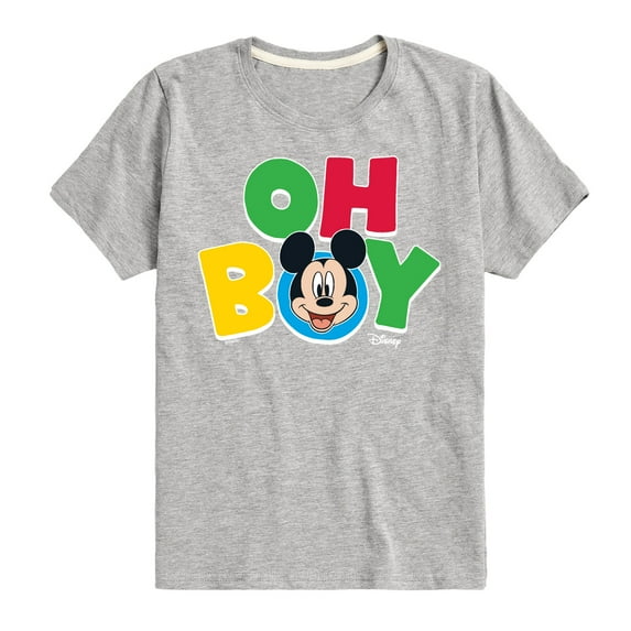 Disney Jr - Oh Boy - Toddler & Youth Short Sleeve Graphic T-Shirt