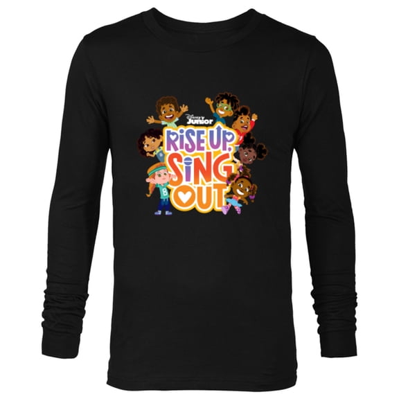 Disney Jr. Rise Up Sing Out Musical Celebration - Long Sleeve T-Shirt for Men - Customized-Black