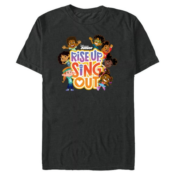 Disney Jr. Rise Up Sing Out Musical Celebration - Short Sleeve Blended T-Shirt for Adults - Customized-Dark Heather