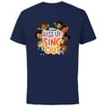thumbnail image 1 of Disney Jr. Rise Up Sing Out Musical Celebration - Short Sleeve Cotton T-Shirt for Adults - Customized-Navy, 1 of 5