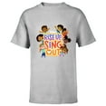 thumbnail image 1 of Disney Jr. Rise Up Sing Out Musical Celebration - Short Sleeve T-Shirt for Kids - Customized-Athletic Heather, 1 of 5