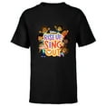 thumbnail image 1 of Disney Jr. Rise Up Sing Out Musical Celebration - Short Sleeve T-Shirt for Kids - Customized-Black, 1 of 5