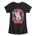thumbnail image 1 of Disney Jr. - Style Icon Minnie - Girls Fitted Short Sleeve Tee, 1 of 5