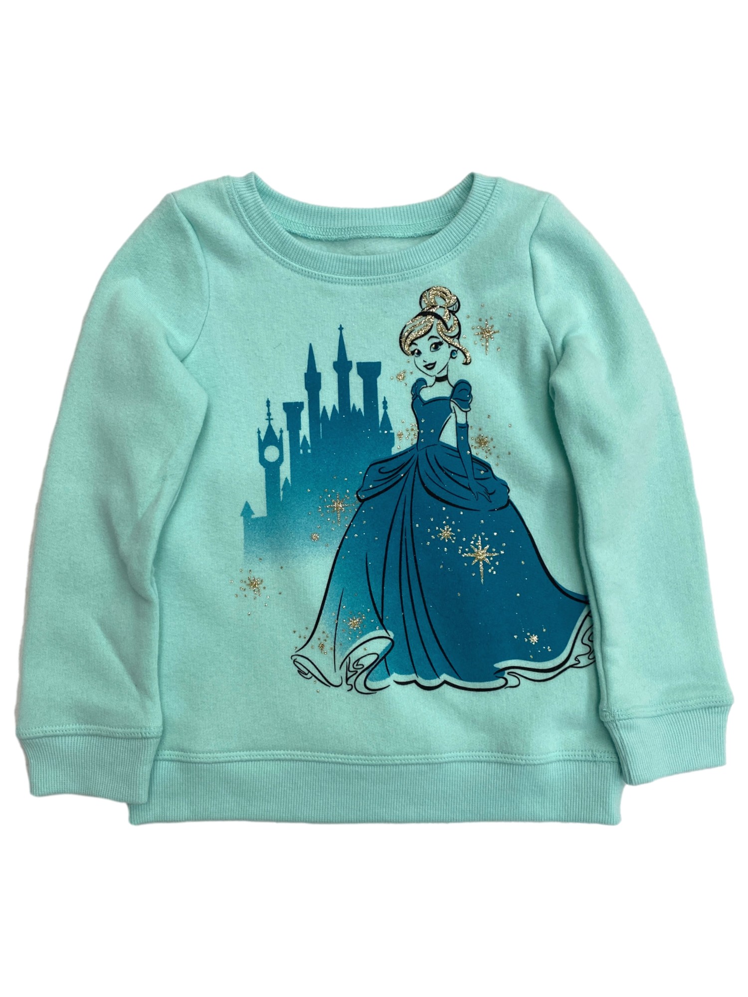 Disney Jumping Beans Infant Girls Blue Cinderella Sweatshirt Sweat Shirt 24m - image 1 of 1