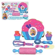 Disney Junior Alice’s Wonderland Bakery Bag Set with Toy Kitchen Accessories, Kids Ages 3 and Up, Officially Licensed Kids Toys for Ages 3 Up, Gifts and Presents