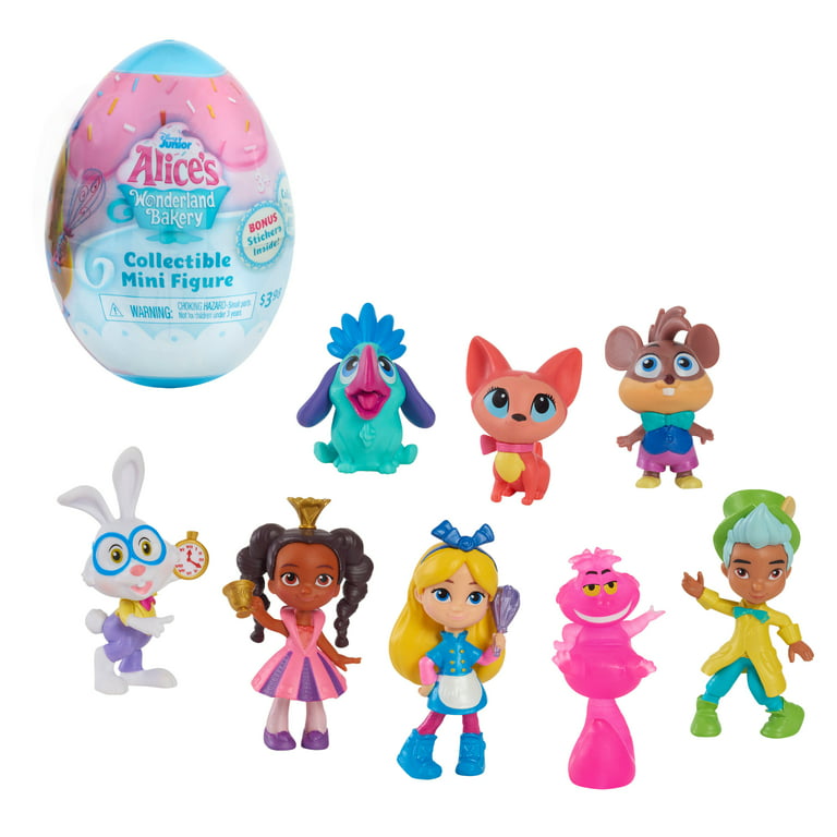 Disney Junior Alice’s Wonderland Bakery Collectible Mini Figure, Easter  Basket Stuffers, Officially Licensed Kids Toys for Ages 3 Up, Gifts and