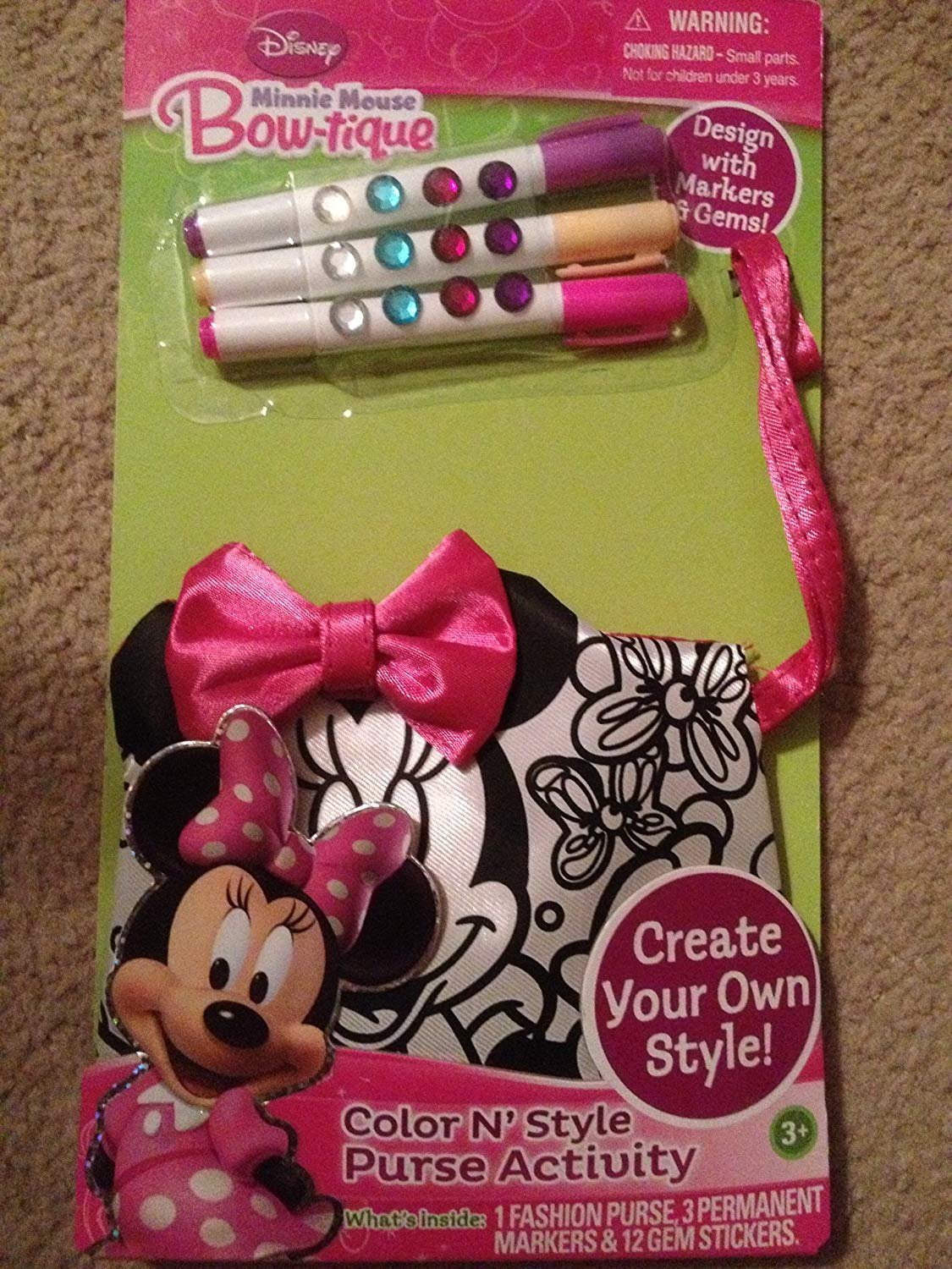 Disney Junior Color N' Style Minnie Purse Activity 1 ea