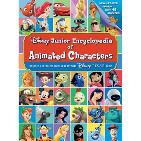 Pre-Owned Disney Junior Encyclopedia of Animated Characters: Including Characters from Your Favorite Disney (Paperback) by Disney Books, M L Dunham, Lara Bergen