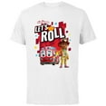 thumbnail image 1 of Disney Junior Firebuds Bo and Flash Fire Truck Let’s Roll - Short Sleeve Cotton T-Shirt for Adults - Customized-White, 1 of 5