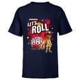 thumbnail image 1 of Disney Junior Firebuds Bo and Flash Fire Truck Let’s Roll - Short Sleeve T-Shirt for Kids - Customized-Navy, 1 of 5