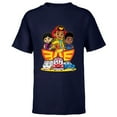 thumbnail image 1 of Disney Junior Firebuds Full Team and Logo - Short Sleeve T-Shirt for Kids - Customized-Navy, 1 of 5
