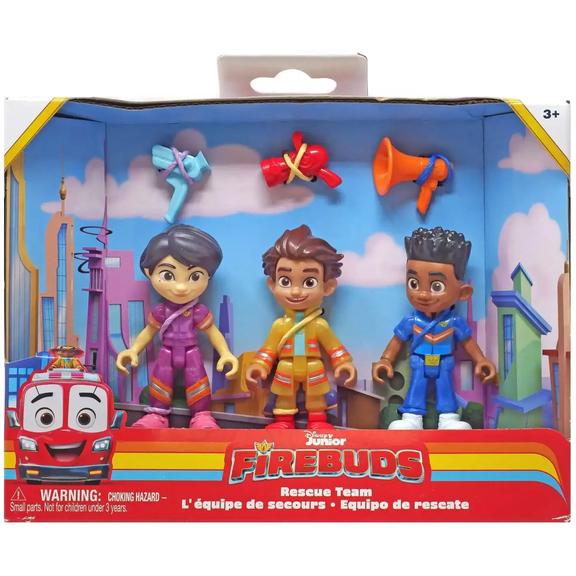 Disney Junior Firebuds Rescue Team Action Figure 3-Pack