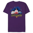 thumbnail image 1 of Disney Junior Firebuds Team Work Together - Short Sleeve Blended T-Shirt for Adults - Customized-Purple, 1 of 5
