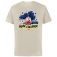thumbnail image 1 of Disney Junior Firebuds Team Work Together - Short Sleeve Cotton T-Shirt for Adults - Customized-Natural, 1 of 5