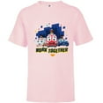 thumbnail image 1 of Disney Junior Firebuds Team Work Together - Short Sleeve T-Shirt for Kids - Customized-Soft Pink, 1 of 5