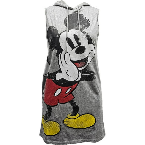 Disney Mickey Mouse Junior Hooded Tank Dress, S-XL (Women's)