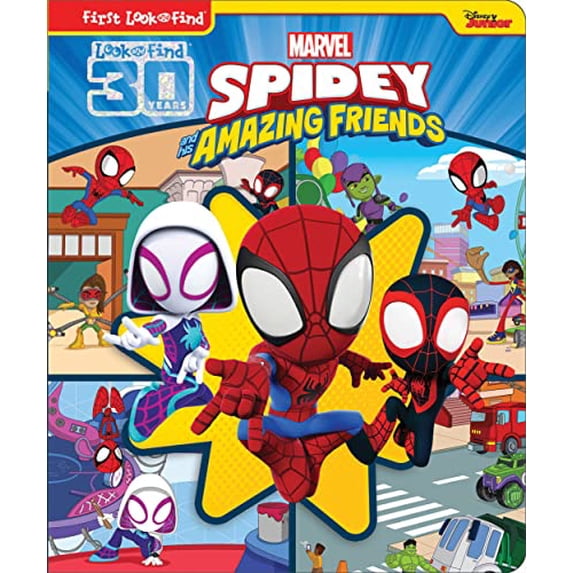 Pre-Owned Marvel Spider-man - Spidey and His Amazing Friends - First Look and Find Activity Book - PI Kids, 9781503759978, 1503759970, Paperback,