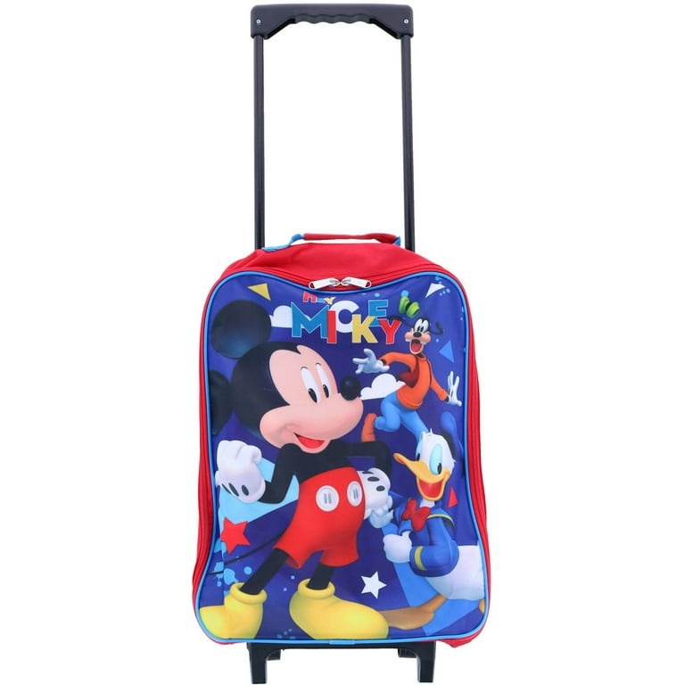 Disney Junior Mickey And The Roadster Racers 15 Collapsible Wheeled Pilot Case Rolling Luggage Walmart