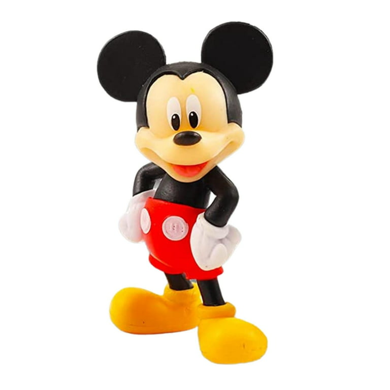 Disney Junior Mickey Mini Collectibles Action Figures Toys 1 pc (Mickey)  Ages 3 and Up Perfect for Kids Toddlers & Adults & CUSTOM Storage Carrier