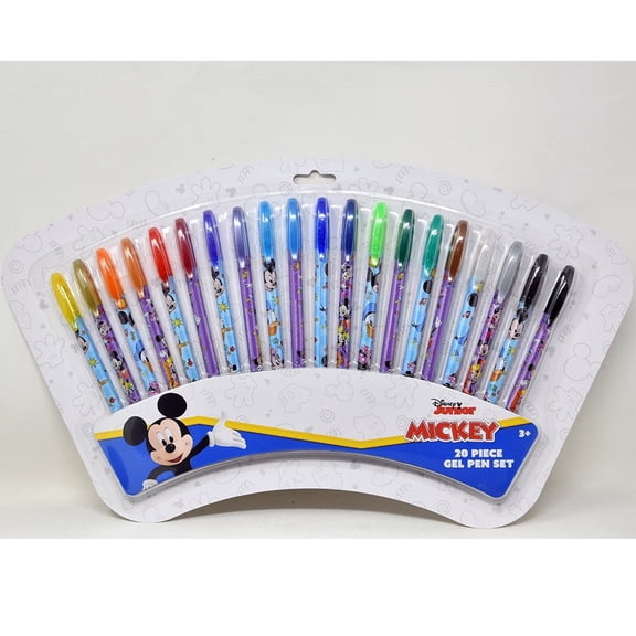 Disney Junior Mickey & Minnie Gel Pens 20 Count