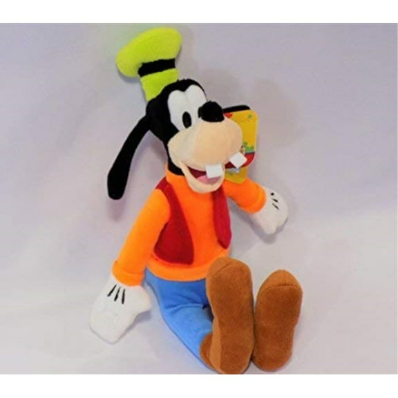 Disney Junior Mickey Mouse Clubhouse Goofy 9 To 10 Inch Soft Plush Toy Doll Action Figure Collectible Made By Just Play Officially Licensed Official Disney Toy Ages 2 and Up