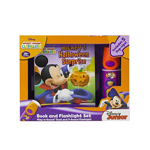 Pre-Owned Mickey Mouse Clubhouse: Mickey's Halloween Surprise: Board Book and Flashlight Set 9781450849753 Paperback