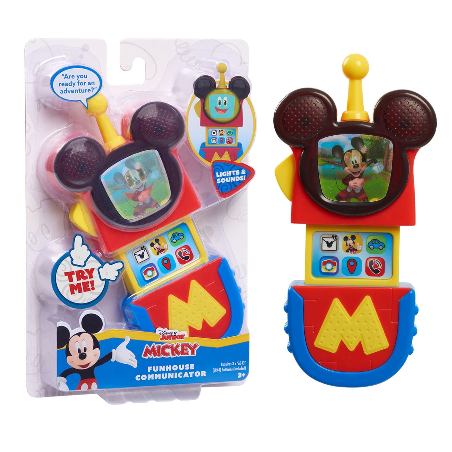 Disney Junior Mickey Mouse Funhouse Communicator with Lights and Sounds