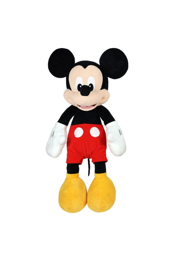 Disney Junior Mickey Mouse Jumbo 25-inch Plush Mickey Mouse, Officially Licensed Kids Toys for Ages 2 Up, Gifts and Presents