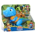 thumbnail image 1 of Disney Junior Mickey Mouse Roarin' Safari Dino, 4-piece Figures and Playset, Dinosaur, Multi-color, Kids Toys for Ages 3 up, 1 of 7