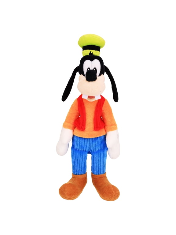 Disney Junior Mickey Mouse Small Plush Goofy Stuffed Animal, Officially Licensed Kids Toys for Ages 2 Up, Easter Basket Stuffers and Small Gifts