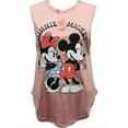 thumbnail image 1 of Disney Minnie & Mickey Flowers Junior Scoop Neck Tank, S-XL (Women's), 1 of 4