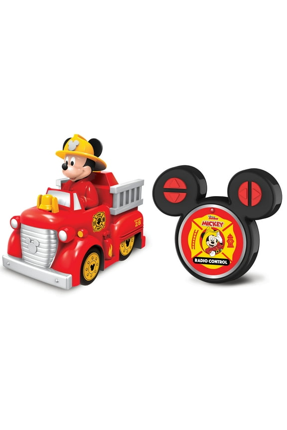 Mickey's 5.5" Full-Function Remote Control Firetruck, R/C Vehicle, Children Ages 3 years and up