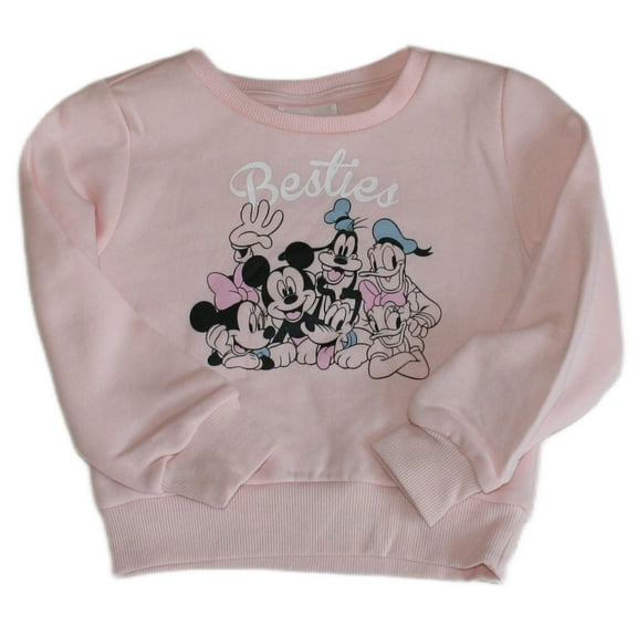 Disney Junior Minnie Besties Toddler Girl's Pink Sweatshirt Size 2T