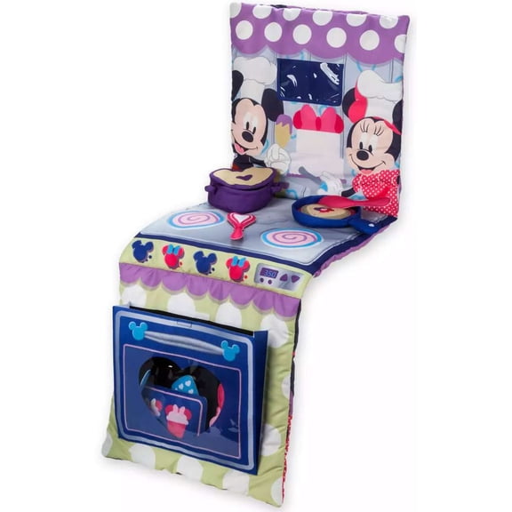 Disney Junior Minnie Chef Plush accessories Fold-Up Play Set New with Box