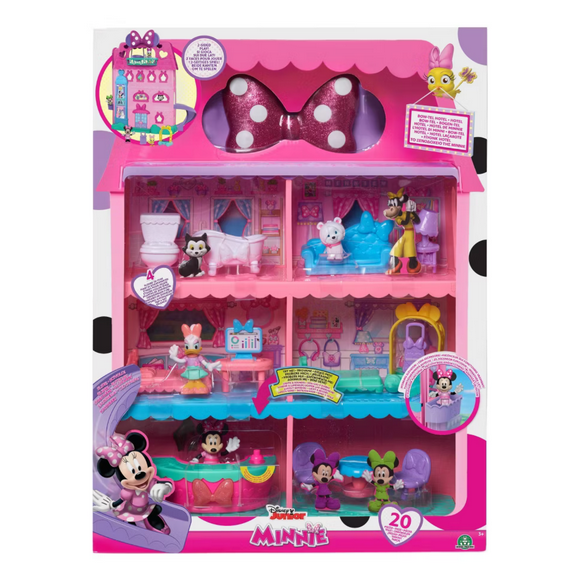 Disney Junior Minnie Mouse Bow-Tel Hotel Toy New With Tag