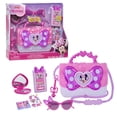 thumbnail image 1 of Disney Junior Minnie Mouse Bowfabulous Bag Set, 7-piece Dress Up and Pretend Play Toy Purse, Kids Toys for Ages 3 Up, 1 of 9