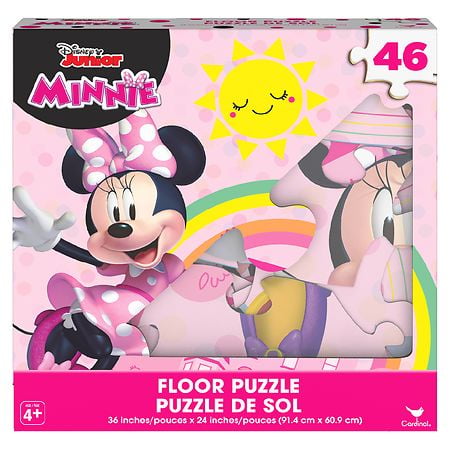 Disney Junior Minnie Mouse Floor Puzzle, 46 Pieces, 24x36, Foam