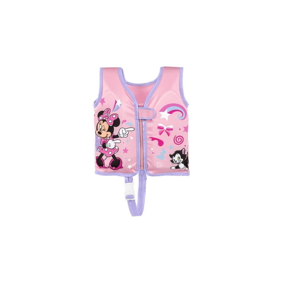 Disney Junior Minnie Mouse Pink Fabric Child Swim Vest, Small to Medium
