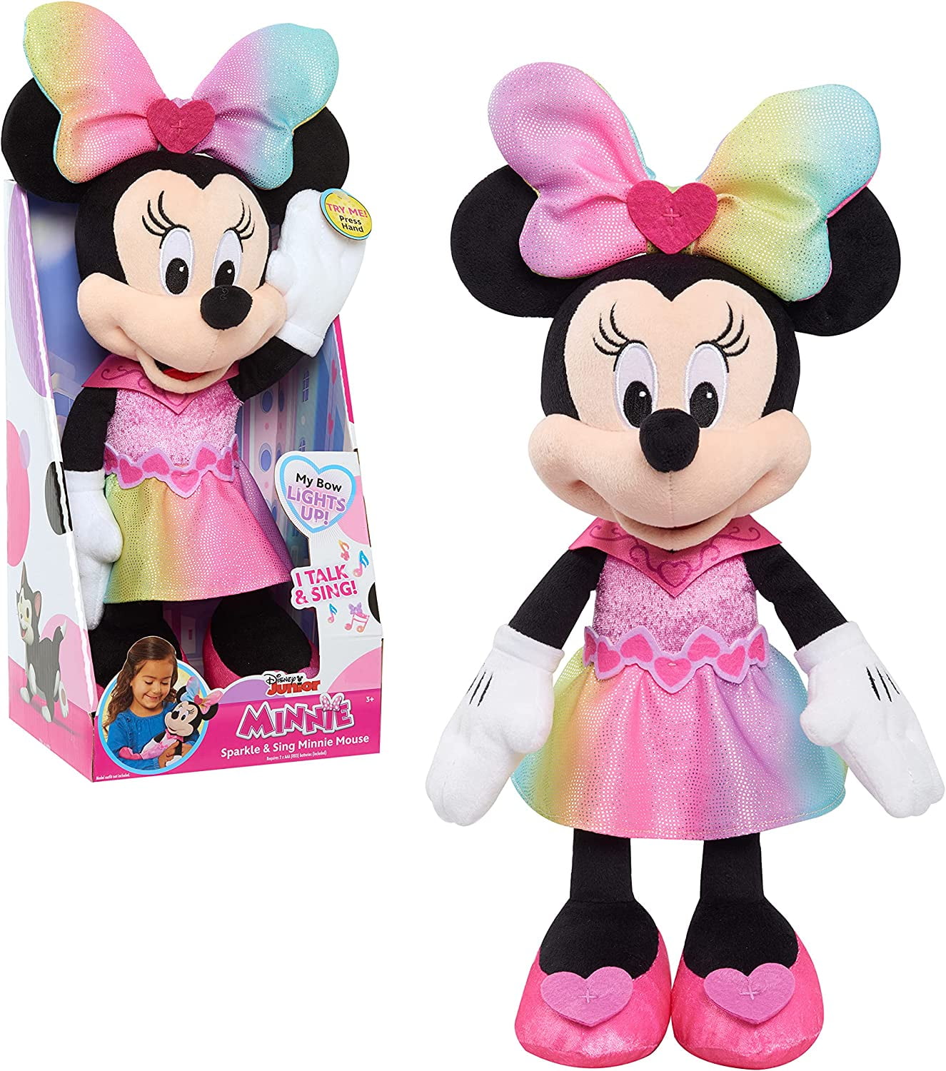 Disney Junior Minnie Mouse Vehicle & Figure Removeable Side
