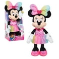 thumbnail image 1 of Disney Junior Minnie Mouse Sparkle and Sing Minnie Mouse, Large 13 Inch Feature Plush with Lights and Sounds Baby and Toddler Toys, 1 of 9