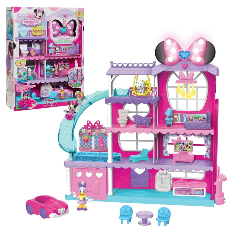 PSA10DisneyLorcanaMickeyMouseエンチャンテッド770 Disney Junior Minnie Mouse Ultimate Mansion Dollhouse