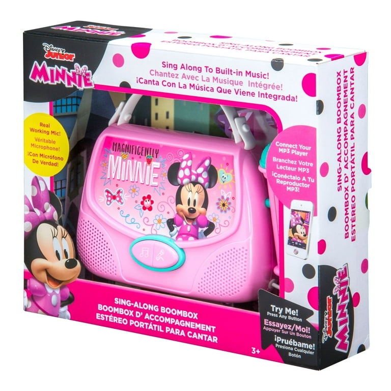 Disney Junior Minnie Sing-Along Boombox - Walmart.com