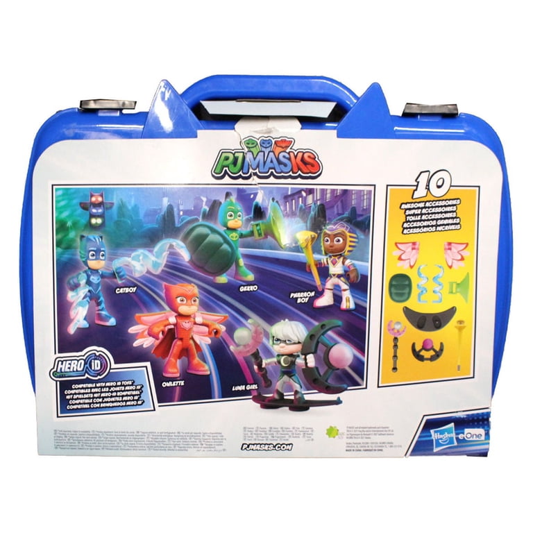 PJ Masks Kids Toy: Carry N' Go Battle Case, 15-Piece Collectible