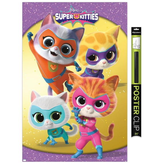 Disney Junior Super Kitties - Group Wall Poster, 22.375" x 34"
